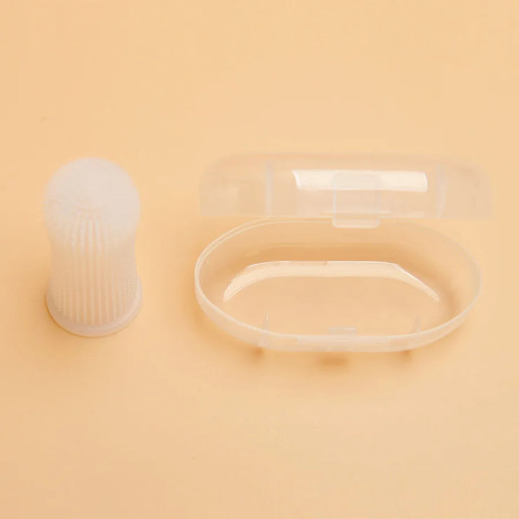 Pet Finger Toothbrush Cleaning Products for Cats and DogsOral Cleaning ToothbrushesSilicone Bristles - My Store