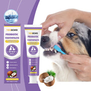 Probiotic Toothpaste for Pets:Eliminates Plaque,Freshens Breath,Gentle Teeth Cleaning&Oral Care,Shared by All Household Pets - My Store