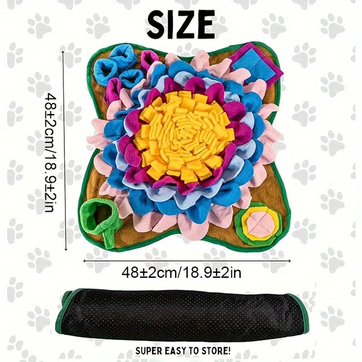 Pet Sniffing Training Mat Dogs Cats Educational Stress Relief Bite Resistant Slow Food Mat Pets Eco-friendly Training Blanket - My Store