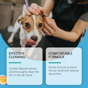 Pet Ear Cleaning Drops Softens Earwax Reduce Redness Swelling Itching Removes Odor Cleansing Dirt Soothing Pet Ear Care Solution - My Store