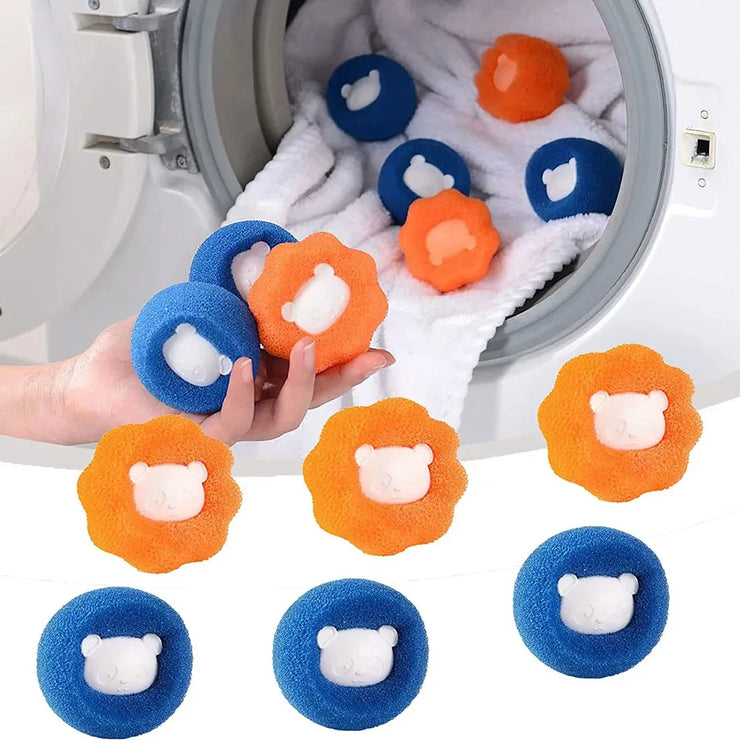 Pet Hair Remover for Washing Machine Reusable Cats Dogs Fur Sticker Hair Brush Lint Dust Collector Dryer Cleaning Laundry Tools - My Store