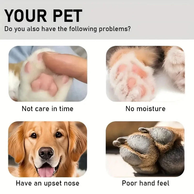 45g Pet Paw Care Cream Is Rich in Natural Plant Ingredients Such as Shea Butter, Coconut Oil and Other Are Gentle and Moisturizing, Quickly Relieves Dry Paws and Cares for Pet Paws - My Store