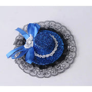 Pet Accessories Adjustable Pet Halloween Hat Sequin Elastic Band Cat Cosplay Hat British Style Pet Decorative Hat Pet Party - My Store