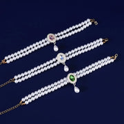 Pet Accessories Double Layer Pearl Pet Necklace Sweet Flower Pendant Cat Neck Chain Adjustable Pet Pearl Collar For Cats Puppy - My Store