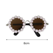 Pet Accessories with Artificial Pearls Pet Glasses Pet Sunglasses with Faux Pearls Decoration for Cats Dogs for Festivals - My Store