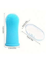 Pet Finger Toothbrush Cleaning Products for Cats and DogsOral Cleaning ToothbrushesSilicone Bristles - My Store